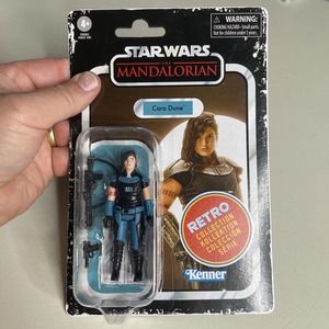 Star Wars Retro Collection The Mandalorian CARA DUNE Kenner Vtg Look IN HAND NEW